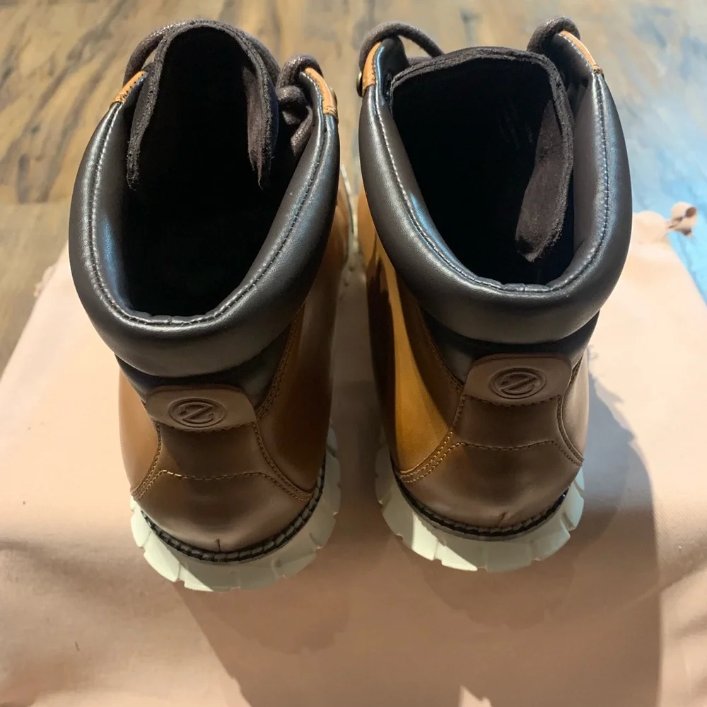 Men's ZERØGRAND Calf Leather Hiker Boot (Premium)
